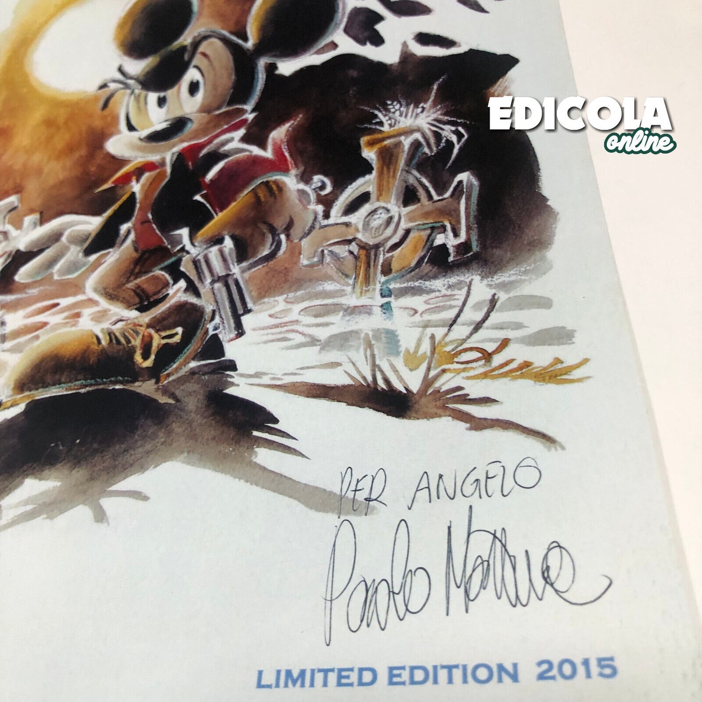MICKEY MOUSE 3094 Variant Cover Dylan Top Dog + Vorschau und Autogramm von Paolo Mottura
