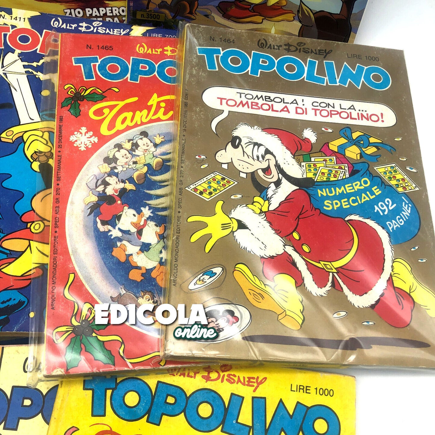 Lot von 12 kompletten gebrauchten Saga-Comics von MICKEY MOUSE und dem EISSCHWERT