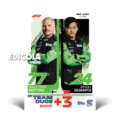 Pakete mit 10 TURBO ATTAX 2024 Formel-1-Karten, F1-Sammelkarte, Topps Auto