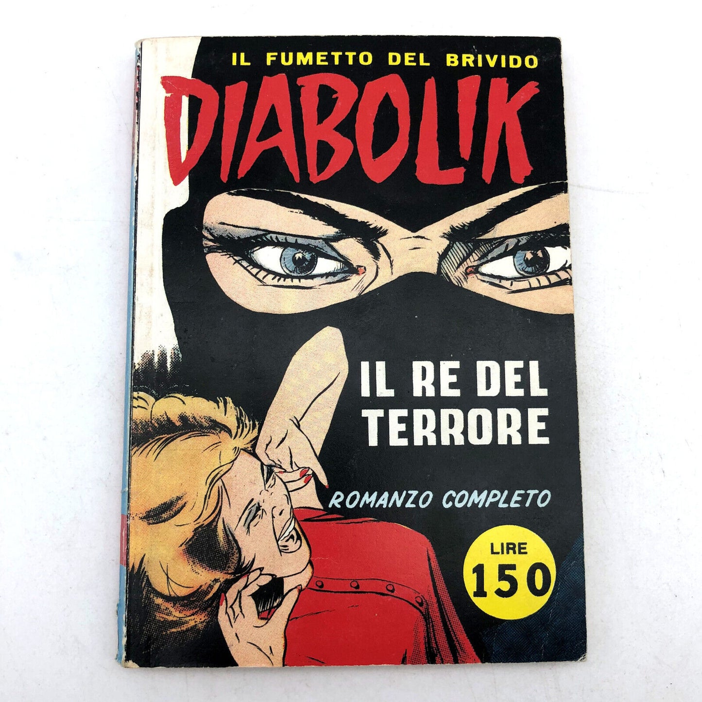 Comic DIABOLIK THE KING OF TERROR number n. 1 Anastatic reprint Astorina 1994