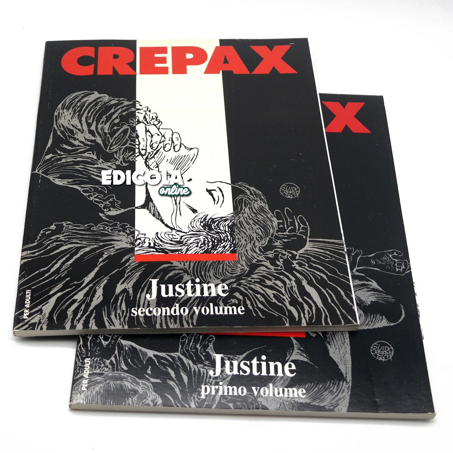 Lotto Fumetti per Adulti di Guido CREPAX Emmanuelle Justine L'Historie d'O