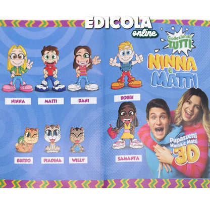 Scegli il tuo Personaggi Pupazzetti NINNA e MATTI 3D Action Figure Youtube Gamer