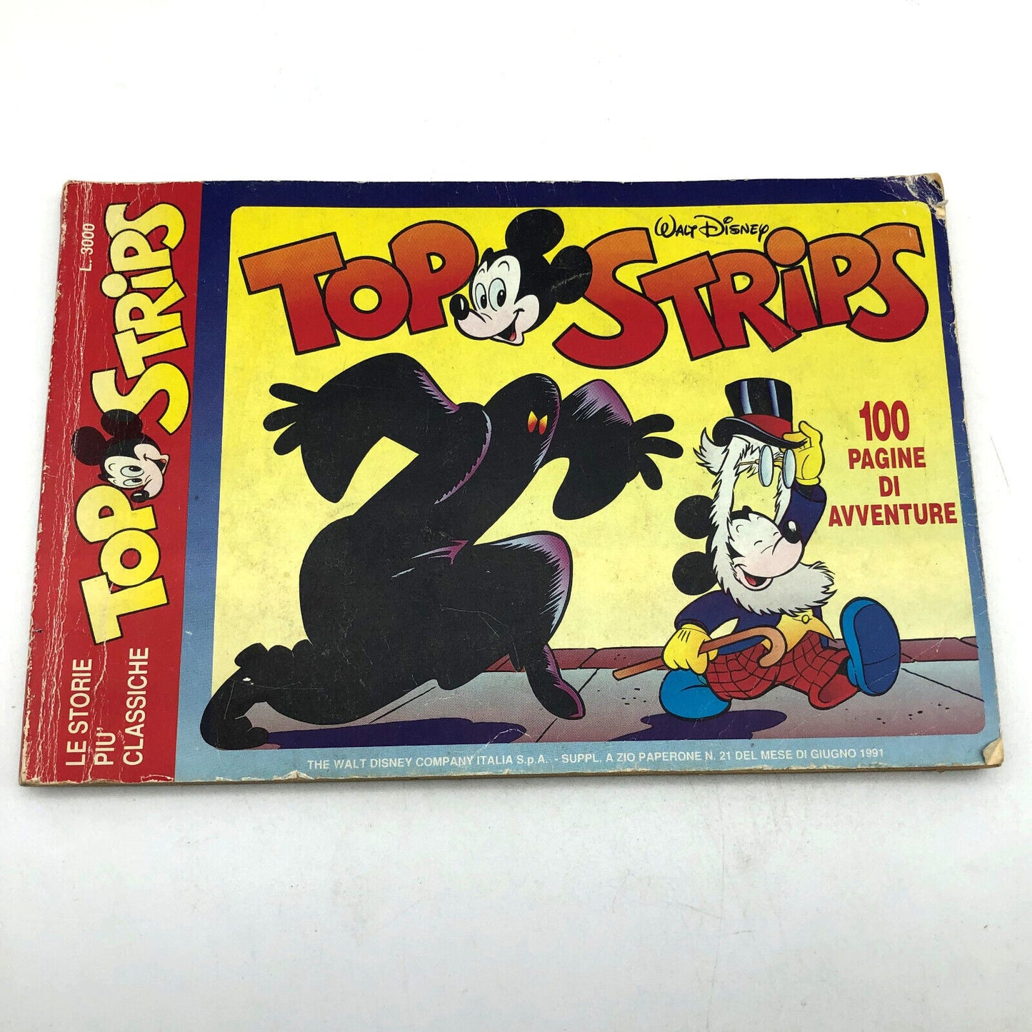 Fumetto Walt Disney TOPO STRIPS Topolino Raro Usato libretto originale Vintage