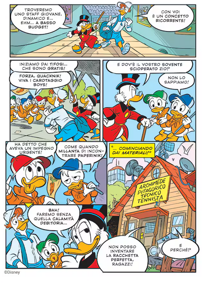 Fumetto TOPOLINO libretto n. 3572 da Collezione Cover dedicata a Jannik Sinner