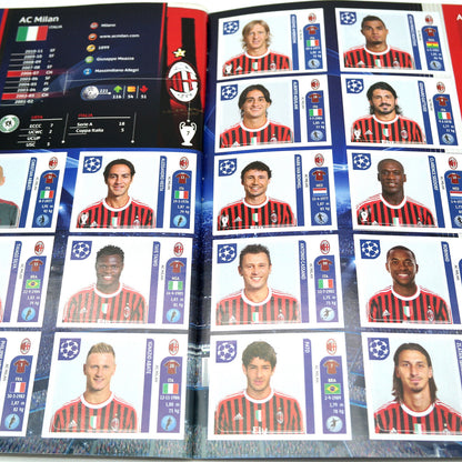Komplettes Album mit Panini-Fußballspieleraufklebern CHAMPIONS LEAGUE 2011-12 UEFA 2012