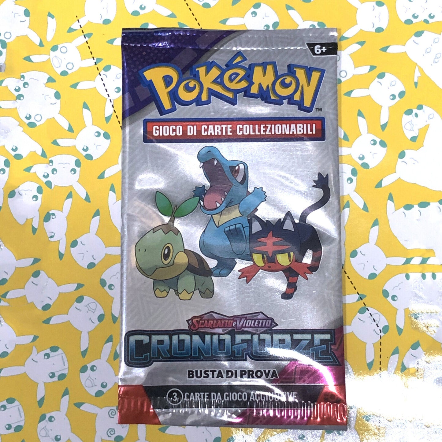 Packs simples Pokémon ITA scellés - 3 cartes de jeu d'extension en italien