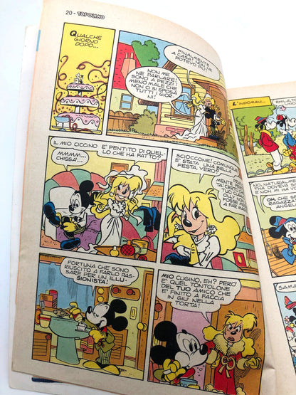 Fumetto di TOPOLINO tradisce Minnie Libretto Censurato n. 1785 San Valentino