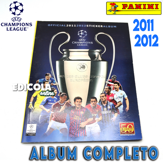 Komplettes Album mit Panini-Fußballspieleraufklebern CHAMPIONS LEAGUE 2011-12 UEFA 2012