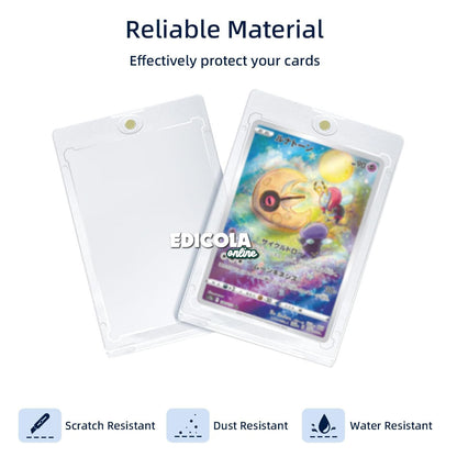 Custodia Trasparente Magnetica Protettiva UV per Carte da Collezione Card Cornice 35PT