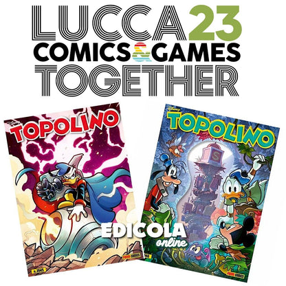 Fumetto di TOPOLINO Variant Cover 3545 3546 Libretto Originale Lucca Comics 2023