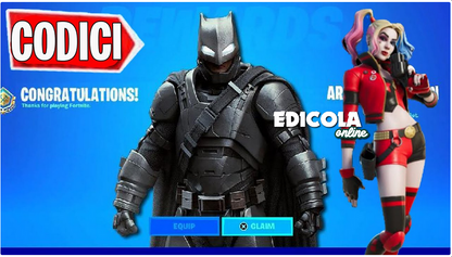 Fumetti Batman Fortnite Punto Zero serie Completa 1 2 3 4 5 6 con codici Skin