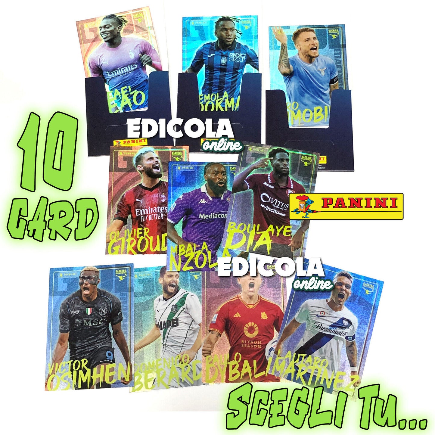 Wählen Sie Ihre GOAL MACHINES 2024 Karte – PANINI FOOTBALLERS 2023-24