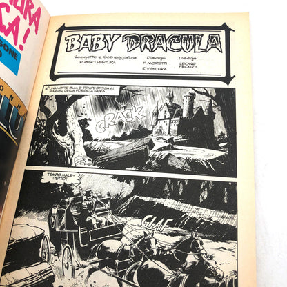 Comic auf Italienisch BABY DRACULA Horror Rare 1990 Noir seltene vollständige Geschichte