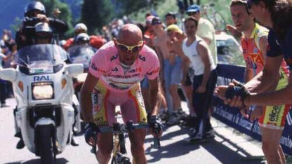 ROSA Radtrikot 82. Giro d'Italia 1999 Vintage Marco Pantani + Sportweek