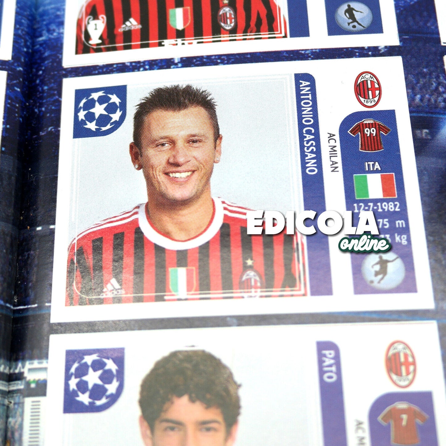 Komplettes Album mit Panini-Fußballspieleraufklebern CHAMPIONS LEAGUE 2011-12 UEFA 2012