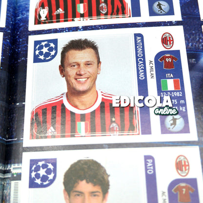 Komplettes Album mit Panini-Fußballspieleraufklebern CHAMPIONS LEAGUE 2011-12 UEFA 2012