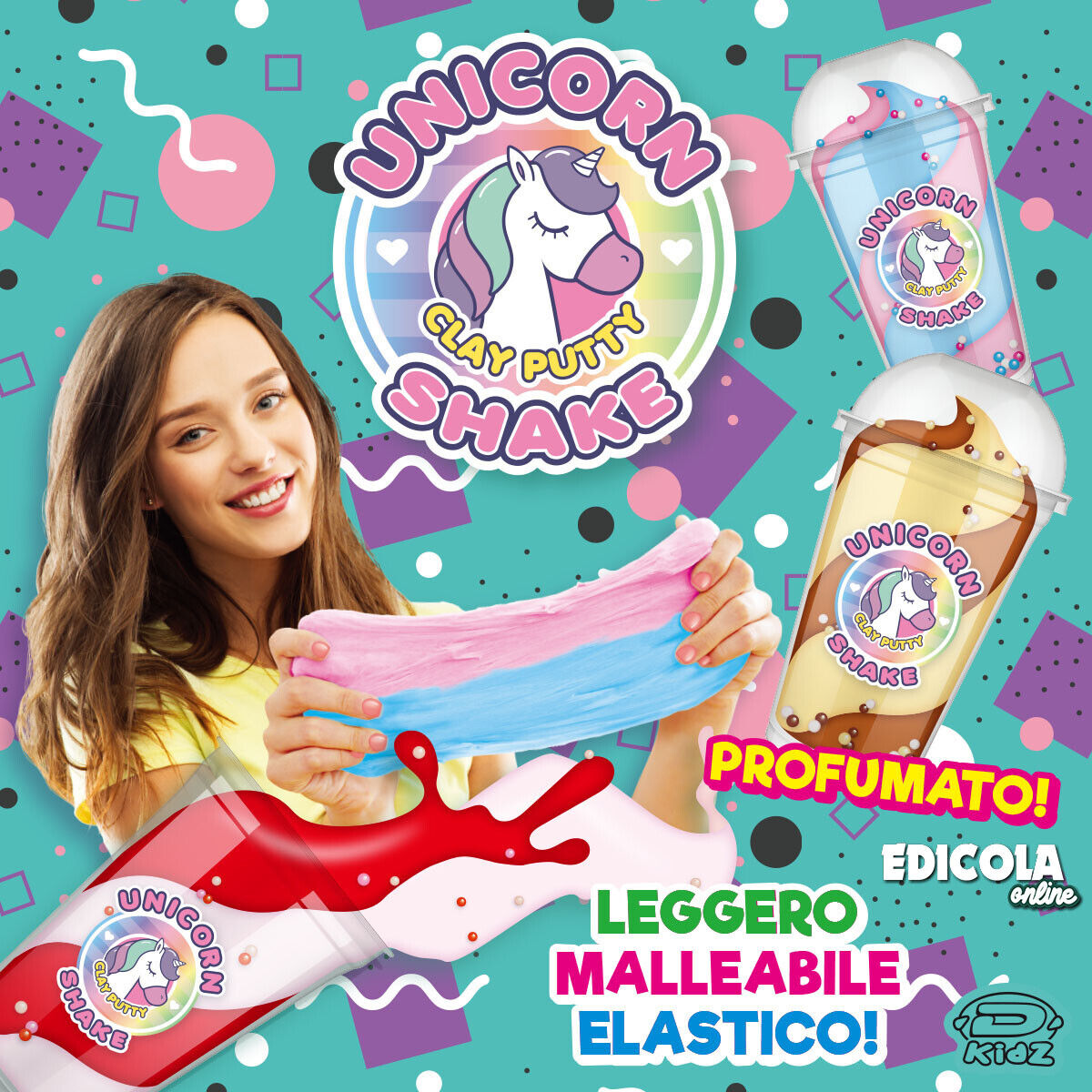 Unicorn Shake Cup Toy Scented Modeling Clay Slime Clay Putty 2023