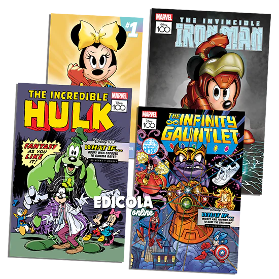 Mickey Mouse Comics 3534 3535 3536 mit Gadgets 12 MARVEL Lithographien Limited Edition