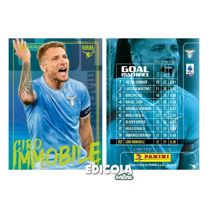 Set Completo 10 CARD GOAL MACHINES - PANINI CALCIATORI 2023-2024