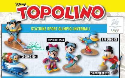 Collezione Completa 4/4 "Statuine Sport Invernali" Olimpiadi Invernali Milano–Cortina 2026,