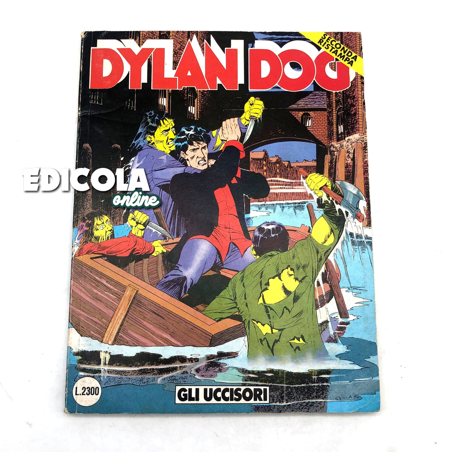 Lot de bandes dessinées DYLAN DOG Deuxième série de réimpression Séquence incomplète Bonelli