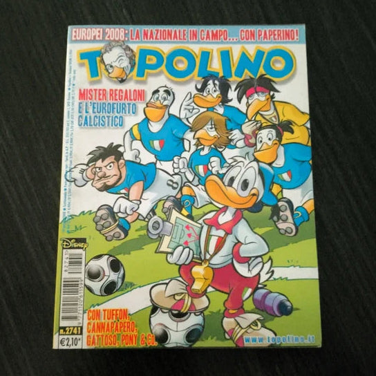 Fumetto Topolino n. 2741 – Speciale Nazionale di Calcio - Libretto