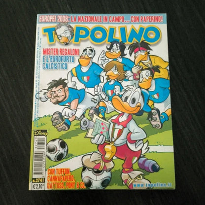 Fumetto Topolino n. 2741 – Speciale Nazionale di Calcio - Libretto