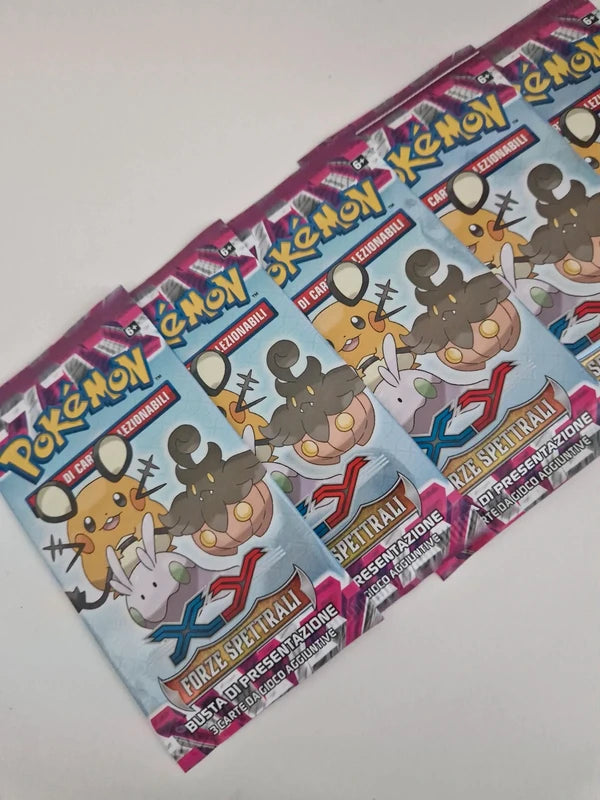 Bustine Pokémon XY da 3 carte – Sigillate in italiano