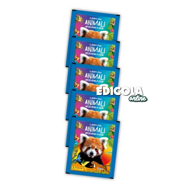 Panini Stickeralbum und/oder Paketset Die Welt der TIERE – Eine Explosion der Farben