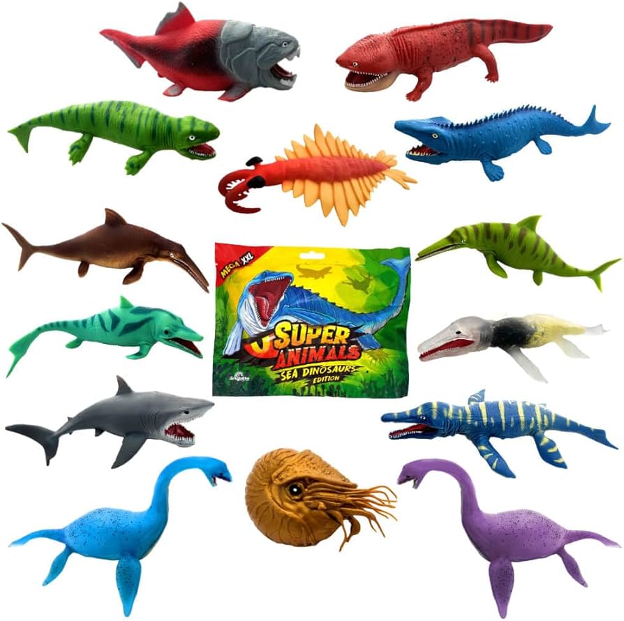 Super Animals - Sea Dinosaurs Edition - MEGA XXL - Dinosauri del Mare
