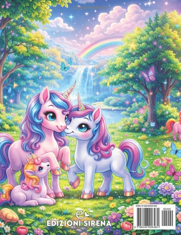 Libro da Colorare per Bambini - 36 Unicorni