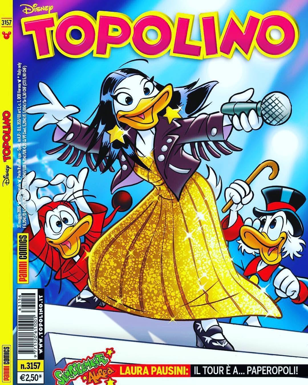 TOPOLINO libretto n. 3157 (Copertina dedicata a LAURA PAUSINI)