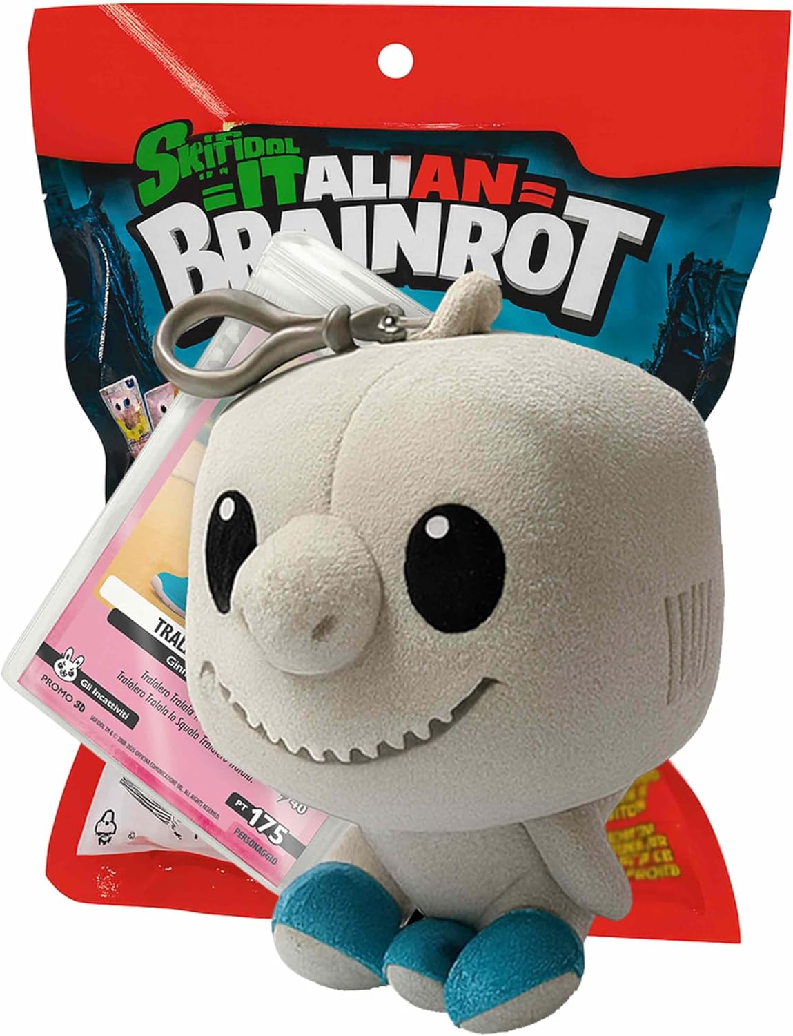Peluche + Card Maxi Limited di Skifidol Italian Brainrot - 12cm