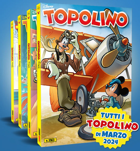 Set fumetti TOPOLINO - Pack Marzo 2024