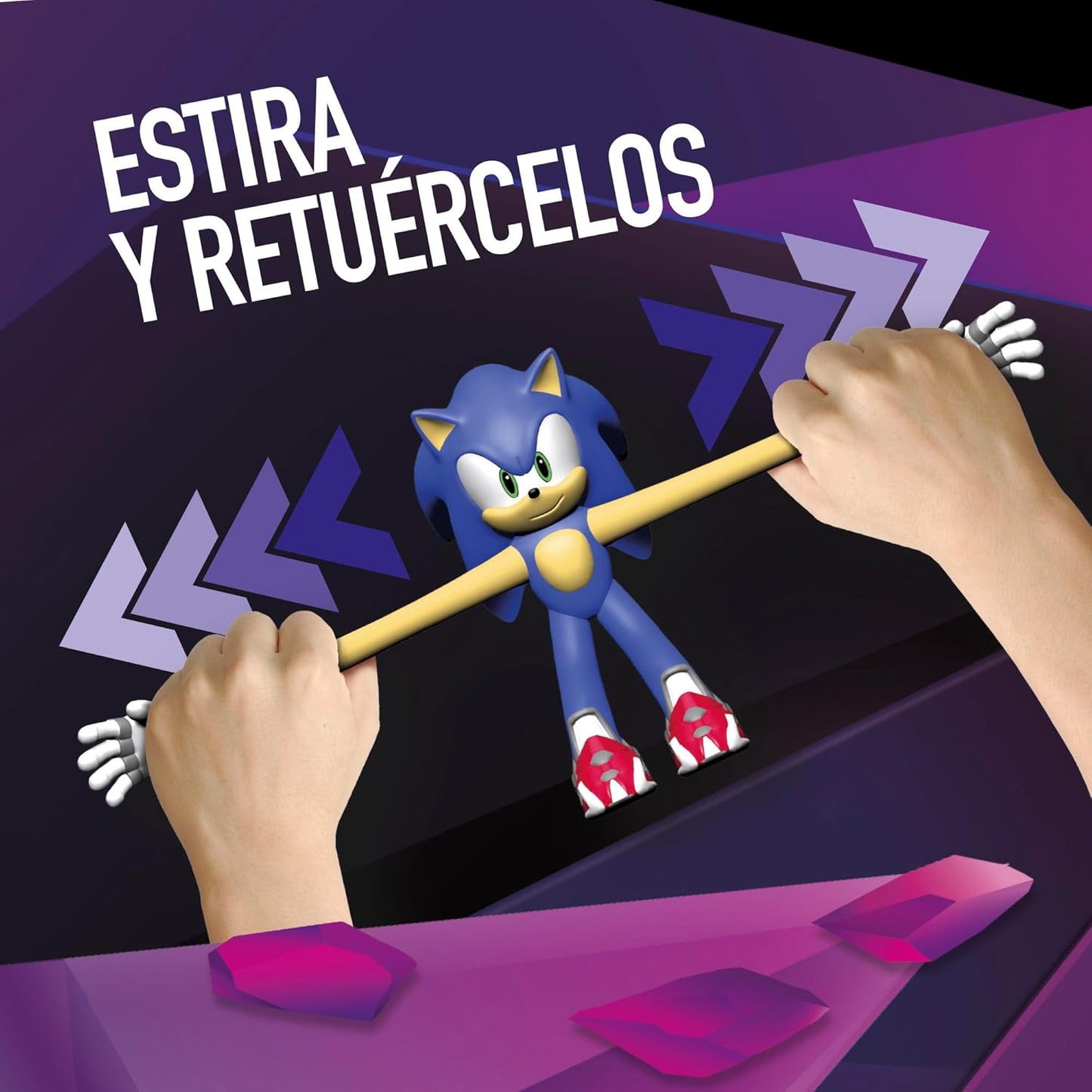 Scegli personaggio SONIC Prime MONSTERFLEX Action Figure allungabili