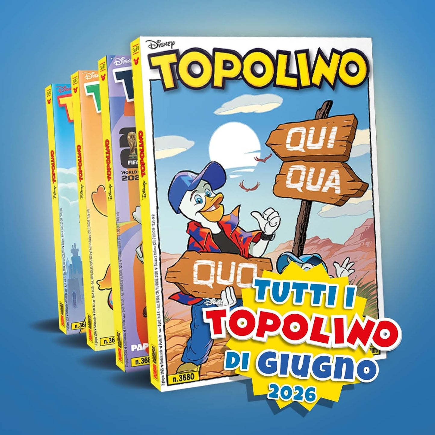 Set fumetti TOPOLINO - Pack Giugno 2026