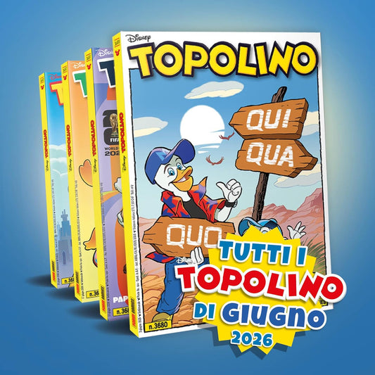 Set fumetti TOPOLINO - Pack Giugno 2026