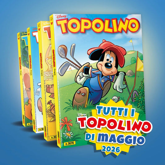 Set fumetti TOPOLINO - Pack Maggio 2026
