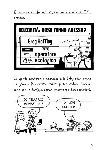 Collezioni Libri DIARIO DI UNA SCHIAPPA - Edizione Illustrata