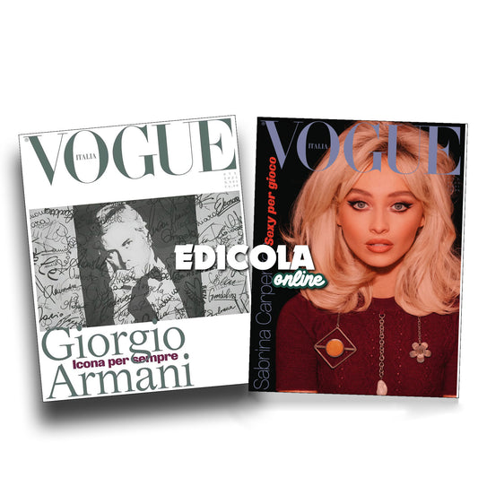 Set of 6 VOGUE ITALIA Covers - 6 Collectible Covers for 60th Anniversary