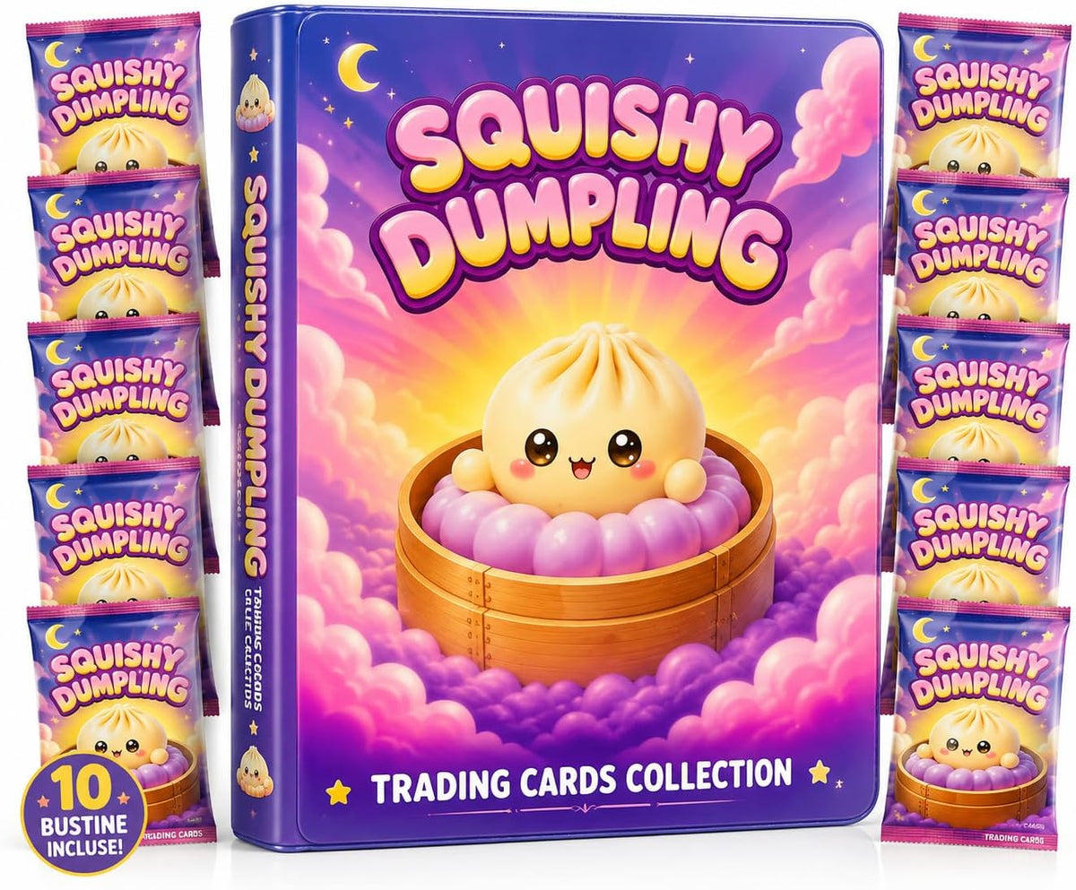 Set Raccoglitore e/o bustine sigillate di Card Squishy Dumpling - Diramix 2026