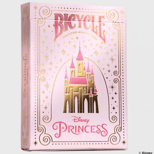 Jeu de cartes Bicycle Disney Princess (rose) par US Playing Card Co. 