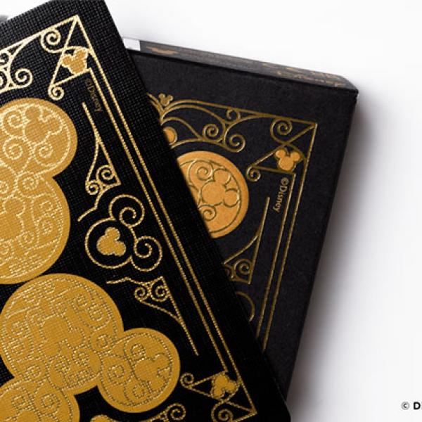 Mazzo di carte Bicycle Disney Mickey Mouse (Black and Gold) by US Playing Card Co.