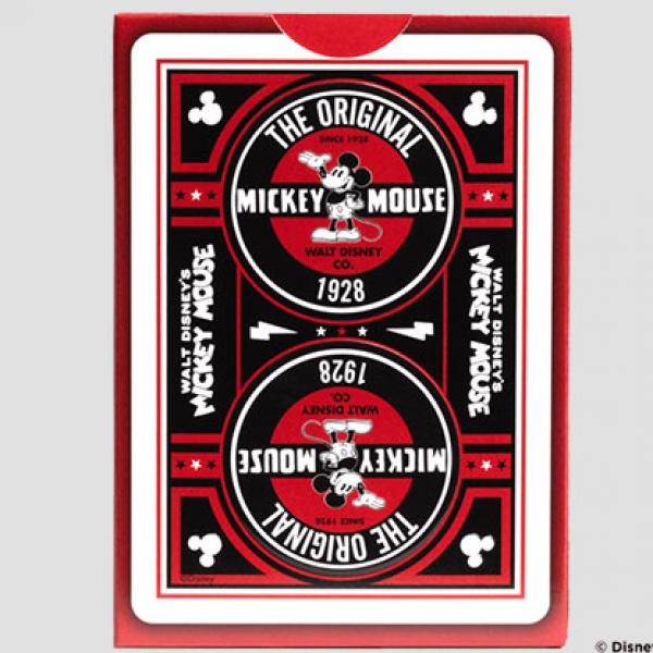 Mazzo di carte Bicycle Disney Classic Mickey Mouse (Red) by US Playing Card Co.