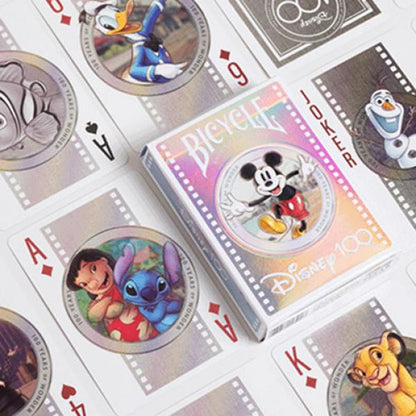 Cartes à jouer Bicycle Disney 100e anniversaire par US Playing Card Co.