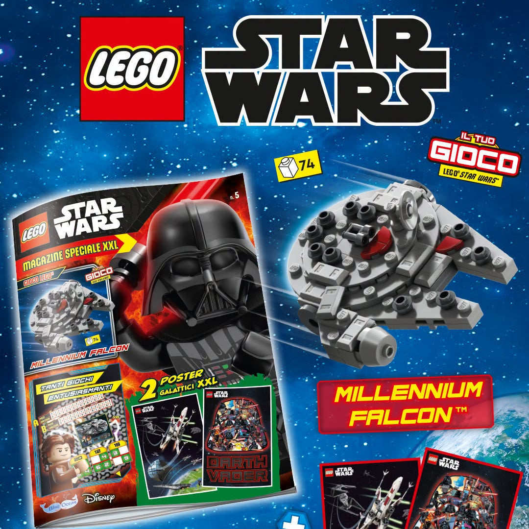 Rivista LEGO STAR WARS XXL SPECIALE n. 5 + GIOCO LEGO XXL: MILLENNIUM FALCON
