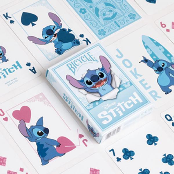 Cartes à jouer Bicycle Disney Stitch par US Playing Card Co