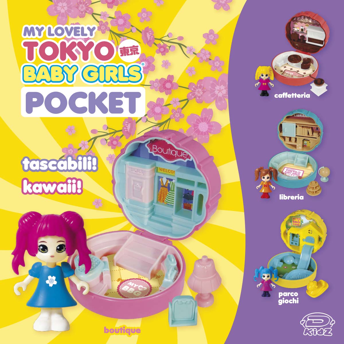 My Lovely Tokyo Baby Girls Pocket Mini Stanze Buste a Sorpresa
