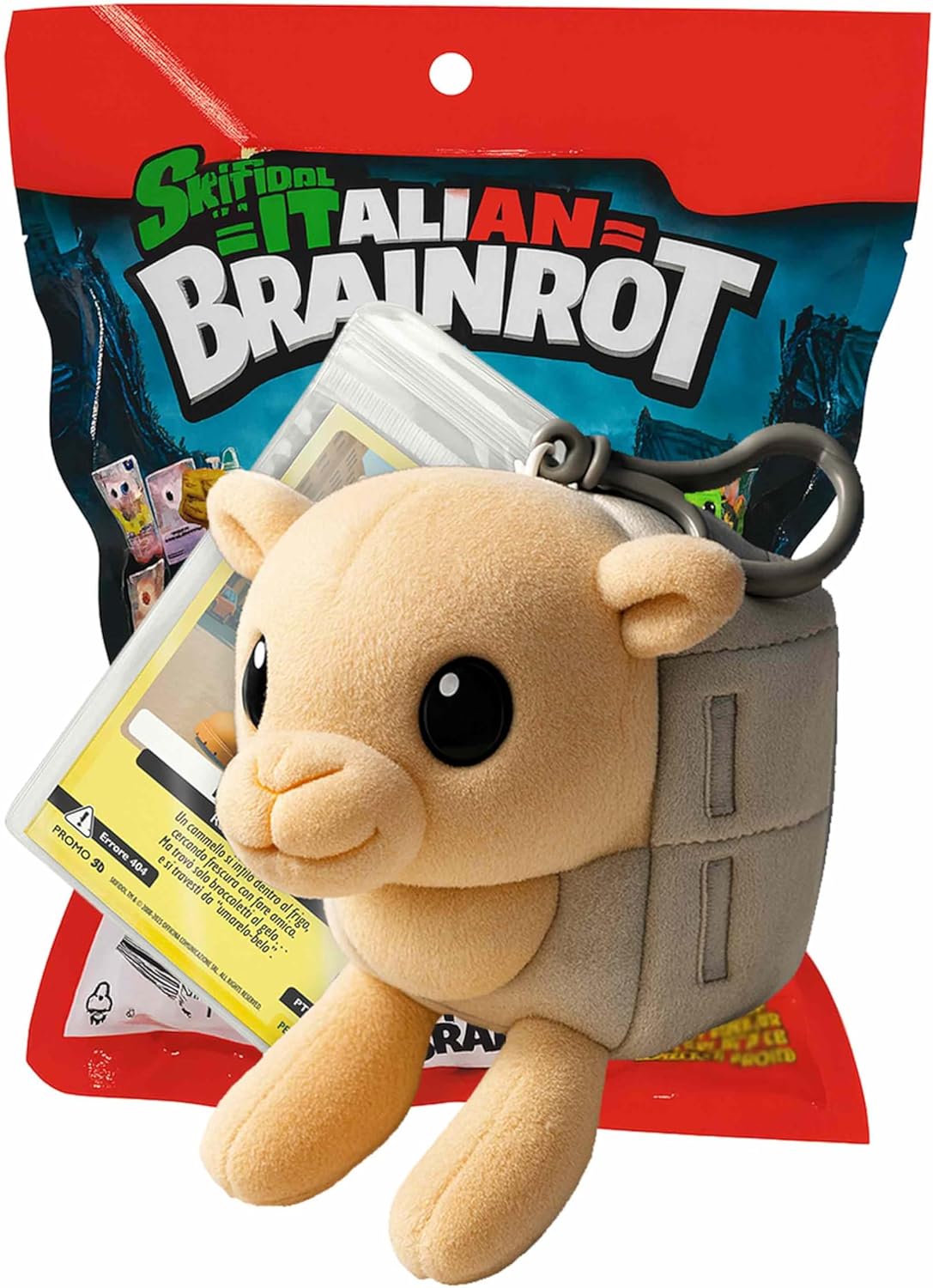Peluche + Card Maxi Limited di Skifidol Italian Brainrot - 12cm