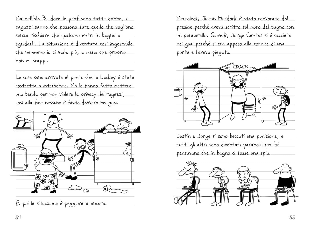 Collezioni Libri DIARIO DI UNA SCHIAPPA - Edizione Illustrata